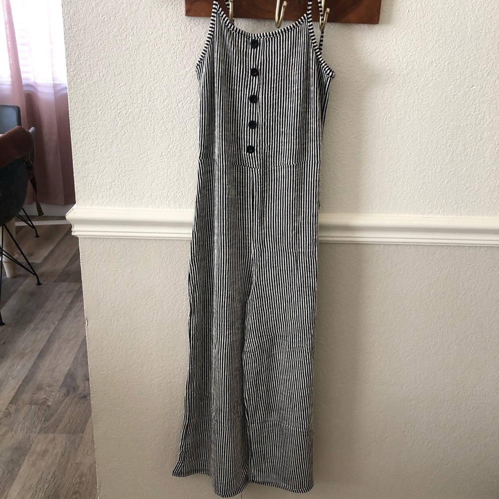 Striped Jumpsuit